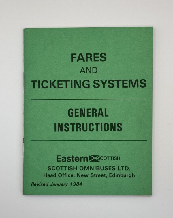 Scottish Bus Group Employee Rule Book
 (1984 issue) - Image 2