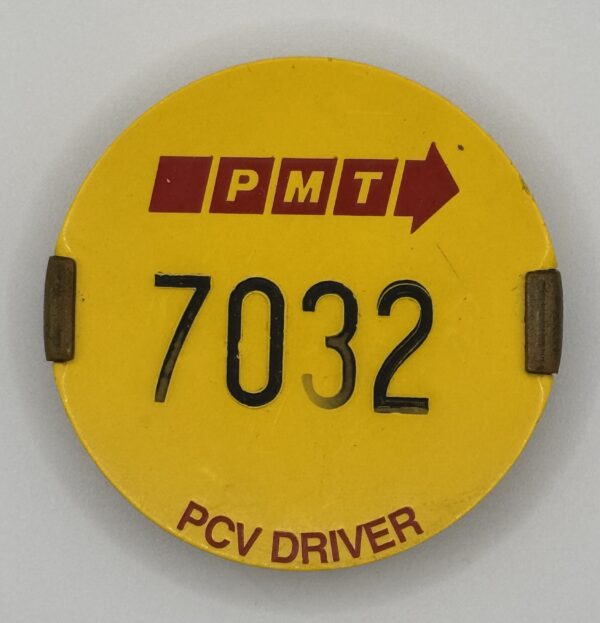 PCV Drivers Badge ‘PMT’ 7032