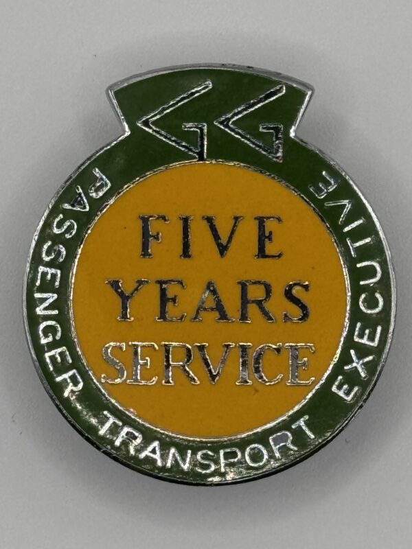 Greater Glasgow Passenger Transport Executive 5 Years Service Badge
 (Post 1973)