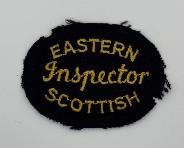 Eastern Scottish Inspectors padded Cloth Cap Badge (circa 1970’s)