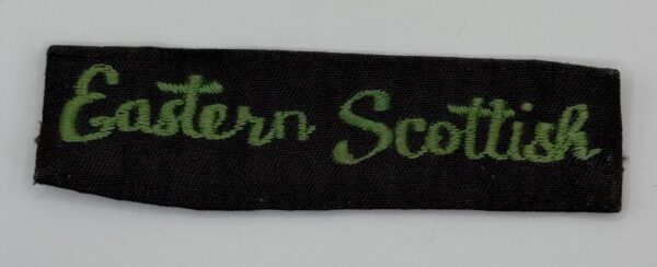 Eastern Scottish Old Scroll Style uniform blazer badge (circa 1960’s)