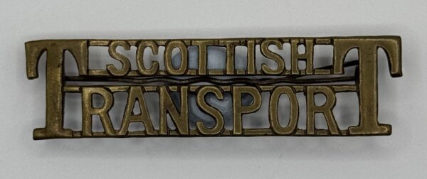 Scottish Transport Brass Cap Badge (Circa 1970’s)