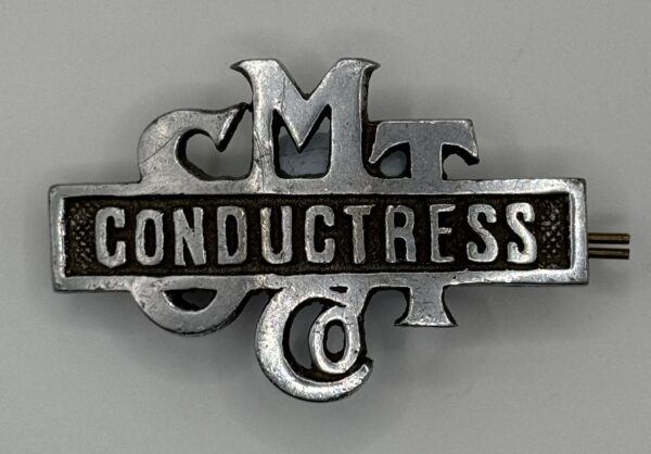 SMT Chrome Conductress Cap Badge (Circa 1950’s)