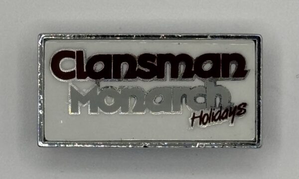 Clansman Monarch Holidays lapel badge