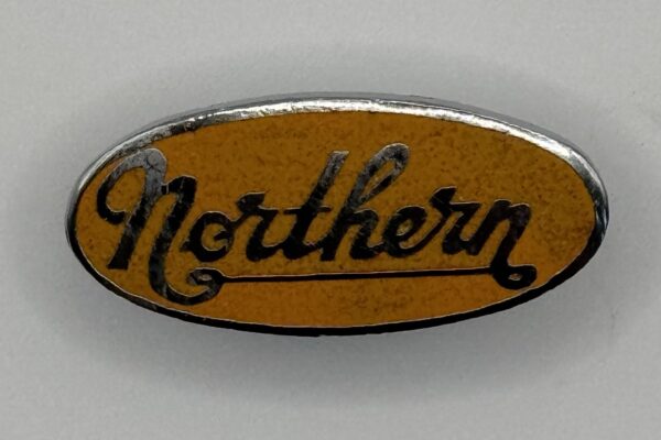 Northern Scottish enamel lapel badge