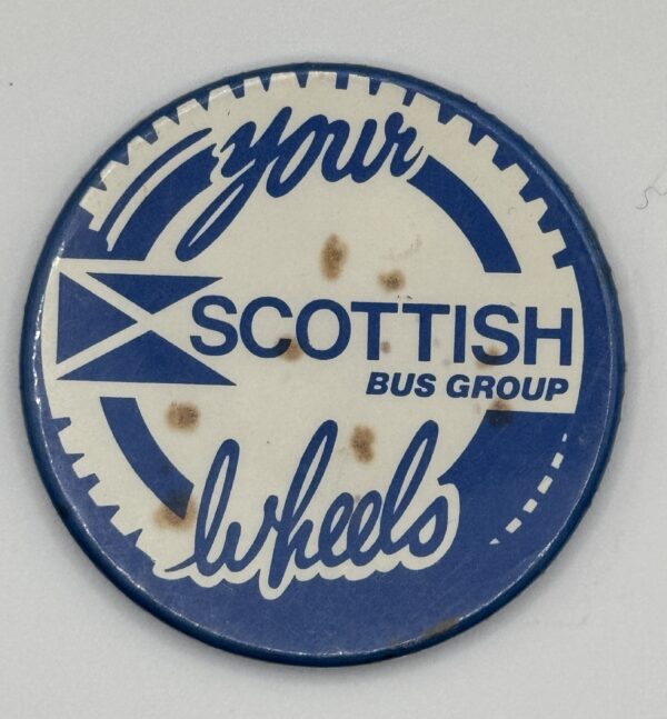 Your Scottish Wheels Promotional lapel Badge (circa 1980’s)