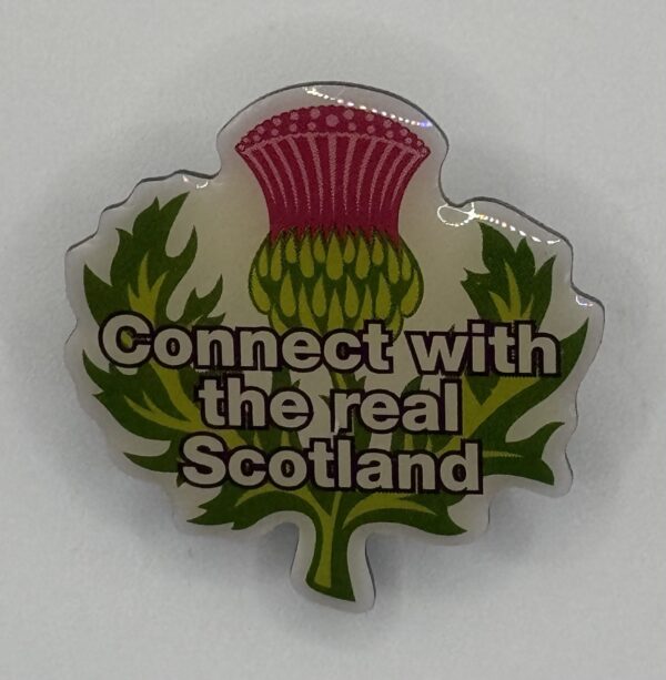 Connect with the Real Scotland lapel Badge (Firstbus)