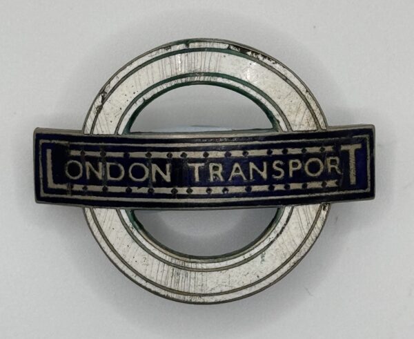 London Transport Smaller Style Enamel Cap Badge.