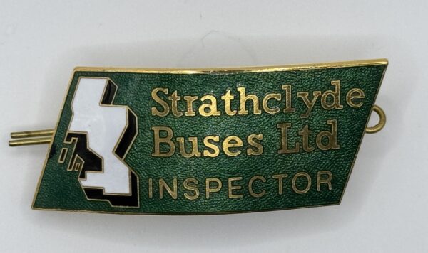 Strathclyde Buses Ltd Inspectors Cap Badge (circa late 1980’s)