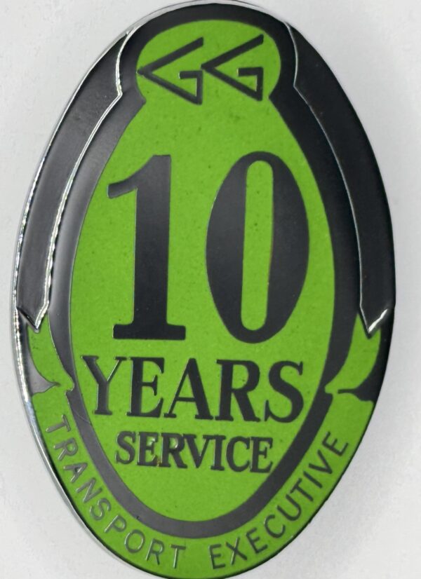 Greater Glasgow Transport Executive 10 Years Service enamel Badge (Post 1973)