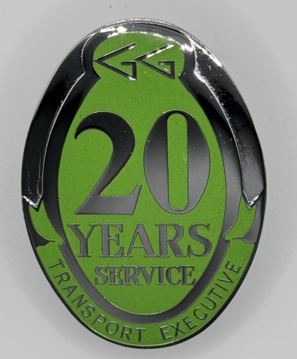 Greater Glasgow Transport Executive 20 Years Service Badge (Post 1973)