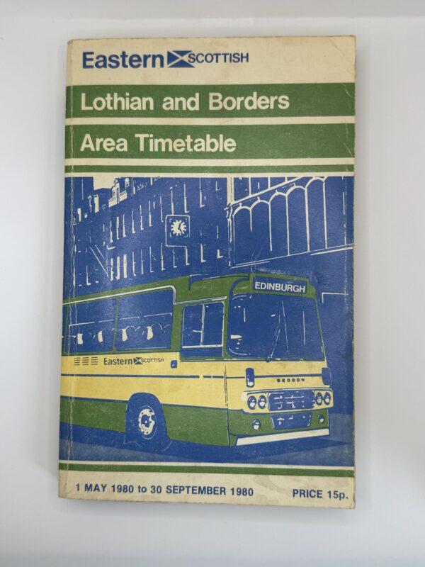 Eastern Scottish Lothian and Borders Area Timetable 1980