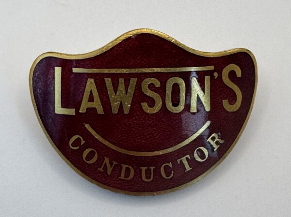 Lawson’s Conductors enamel Cap Badge