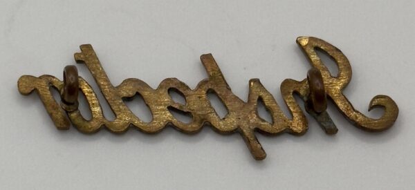 Inspectors Scroll brass badge - Image 4