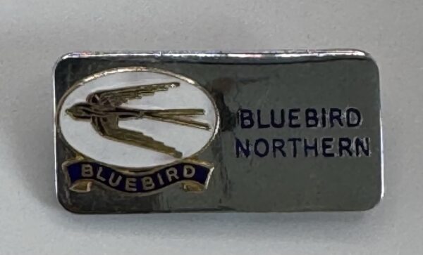 Bluebird Northern Chrome & Enamel Lapel Badge - Image 2