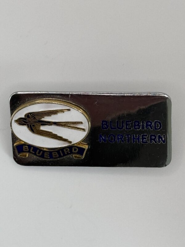 Bluebird Northern Chrome & Enamel Lapel Badge