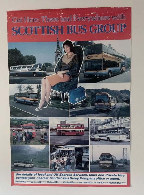 Scottish Bus Group Advertising Poster (circa 1980’s)