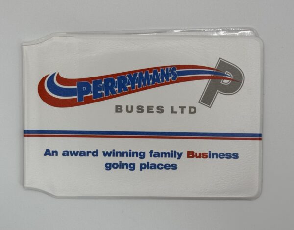 Perryman’s Buses Ltd Pass Holder (Rare)