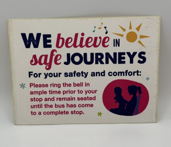 FIRST Group ‘We beloved in Safe Journeys Sticker