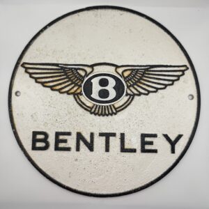 Bentley Cast Iron Sign