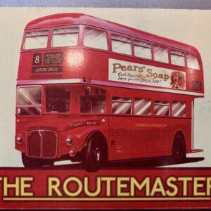 London Routemaster Enamel Wall Sign Vintage Retro.